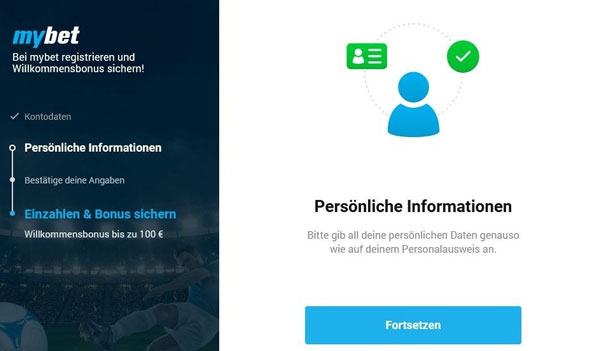 Mybet Registrierung