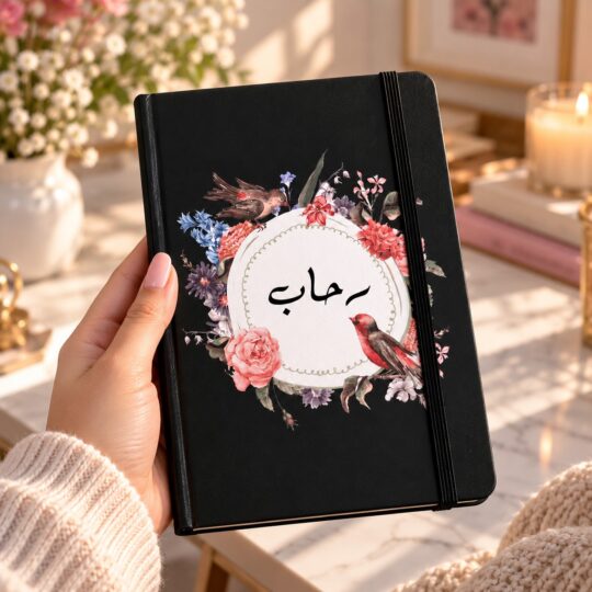 Notebook - نوتبوك زخرفى بإسم دكتورة رحاب