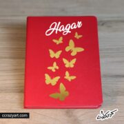 Notebook - نوتبوك زخرفى بأسم هاجر
