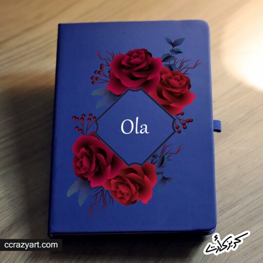 Notebook - نوتبوك زخرفى بأسم علا